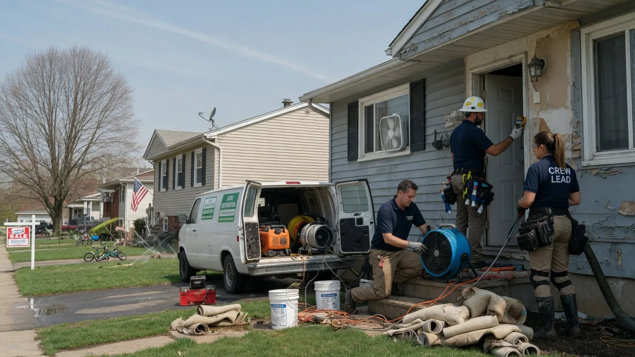 Flood Cleanup in Hustisford, WI near me