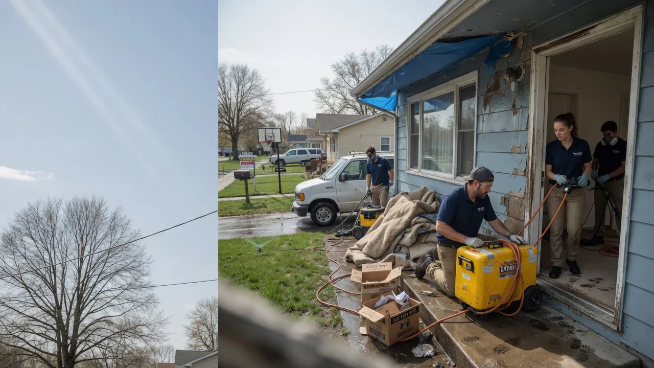 Basement Flood Cleanup in Hustisford, WI near me